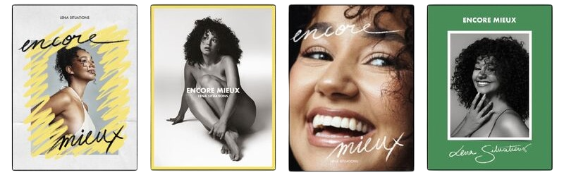 4 couvertures du livre « Encore Mieux » de Lena Situations