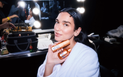 Dua Lipa lance sa gamme de soins en collaboration avec Augustinus Bader