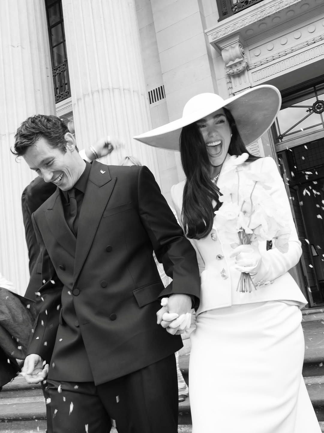 Mariage civil de Dua Lipa & Callum Turner à Londres