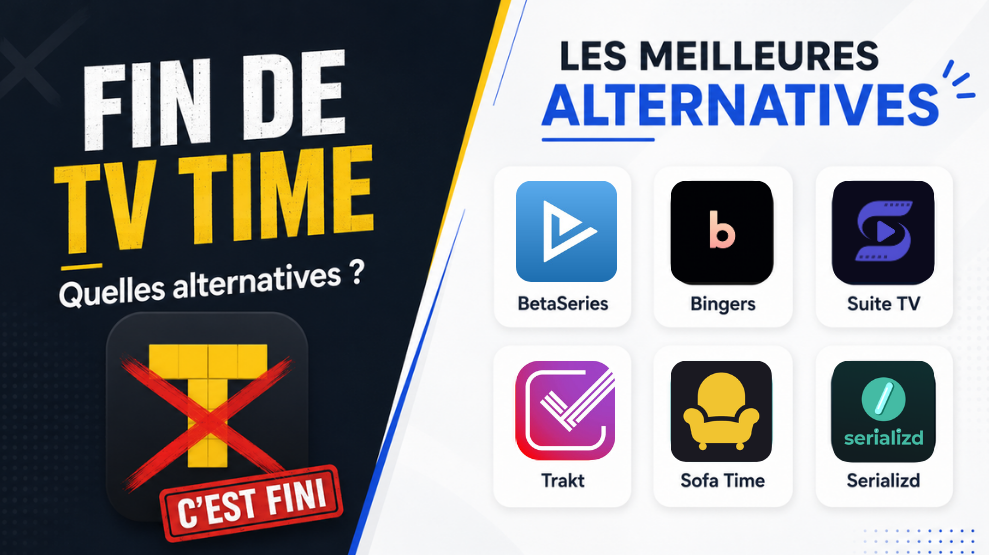 Applications alternatives à TV Time