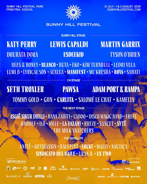 Programmation de l'édition 2026 du Sunny Hill Festival