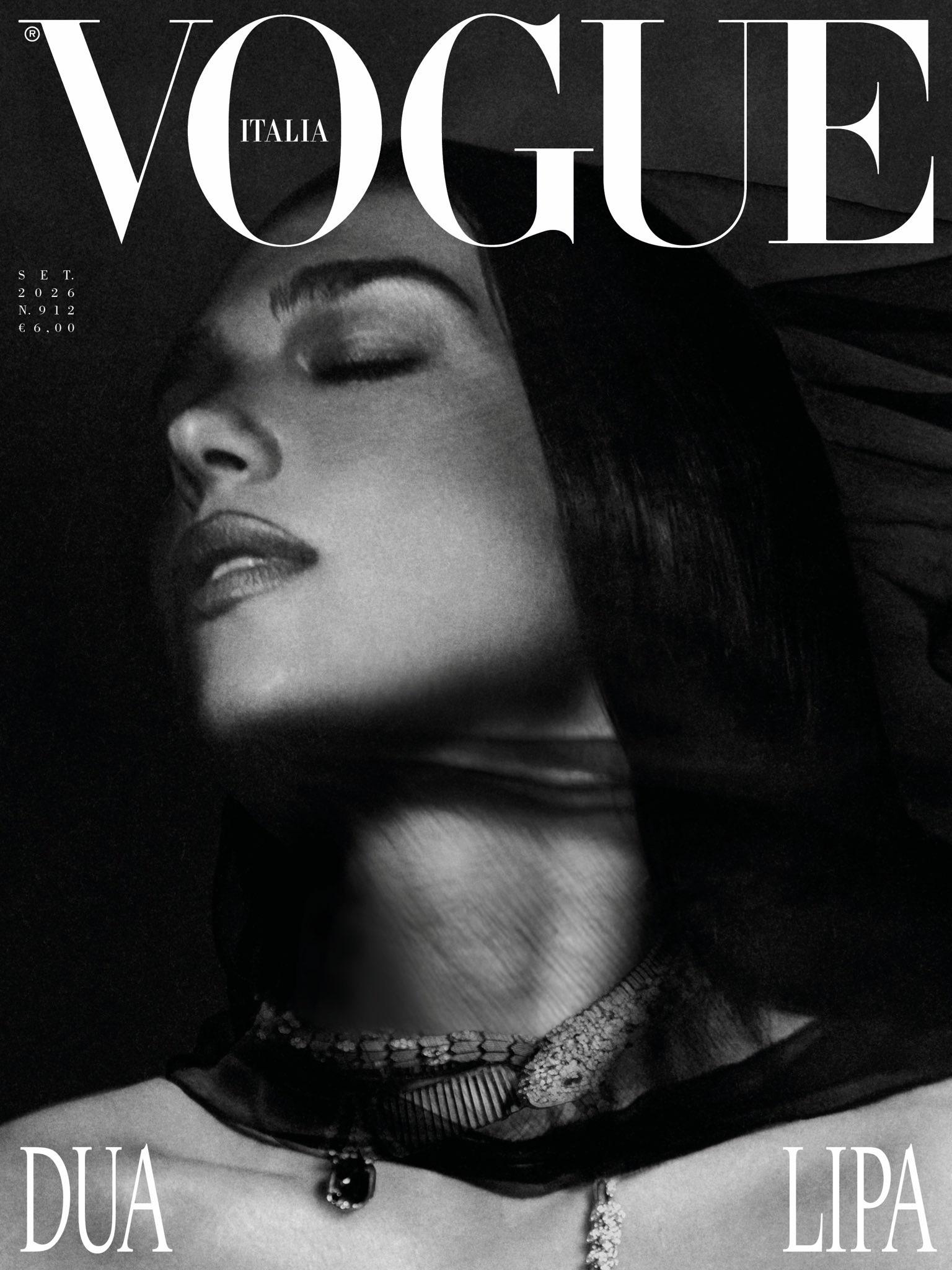 Dua Lipa - Couverture de Vogue Italia - Septembre 2026